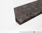Preview: Kantenansicht Mauerabdeckung Tan Brown, geflammt Preview: Kantenansicht Mauerabdeckung Tan Brown, geflammt