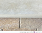 Preview: Mauerabdeckung Xenia beige, geschliffen, Draufsicht Preview: Mauerabdeckung Xenia beige, geschliffen, Draufsicht