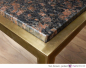 Preview: Tischplatte Tan brown, poliert Preview: Tischplatte Tan brown, poliert