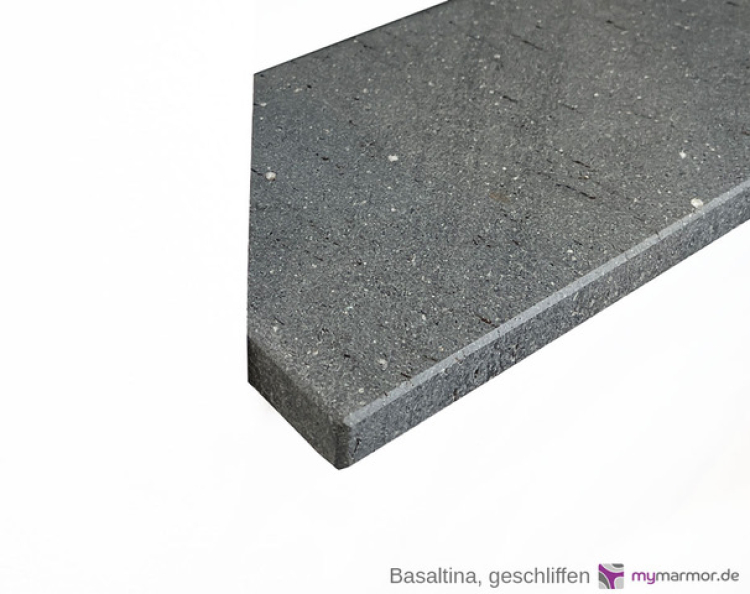 Preview: Kantenansicht Basaltin, geschliffen