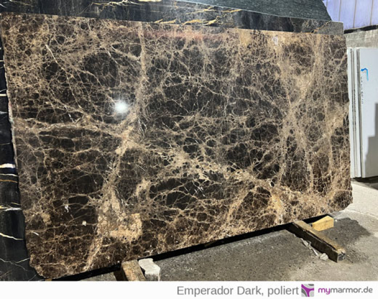 Preview: Rohtafel Emperador Dark, poliert