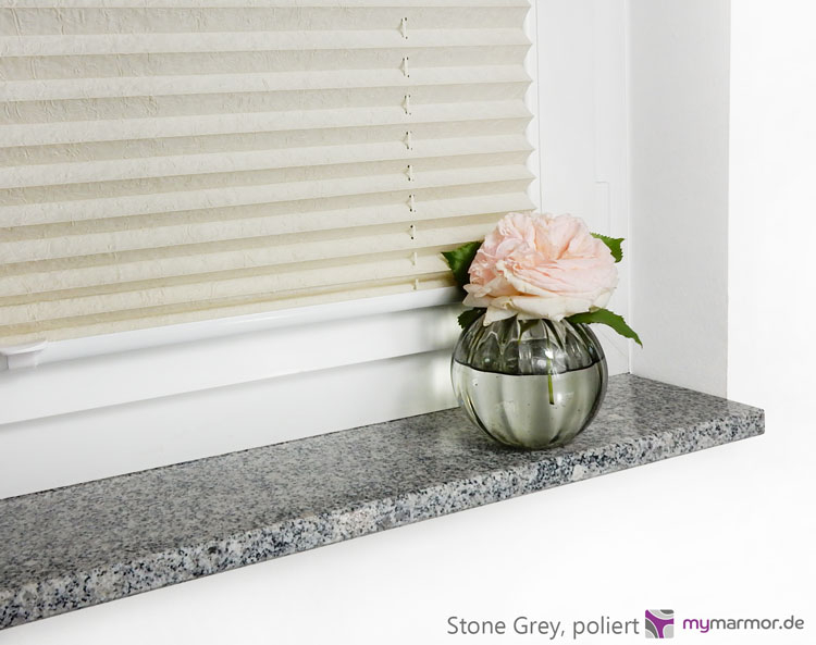 Fensterbank Stone grey, poliert