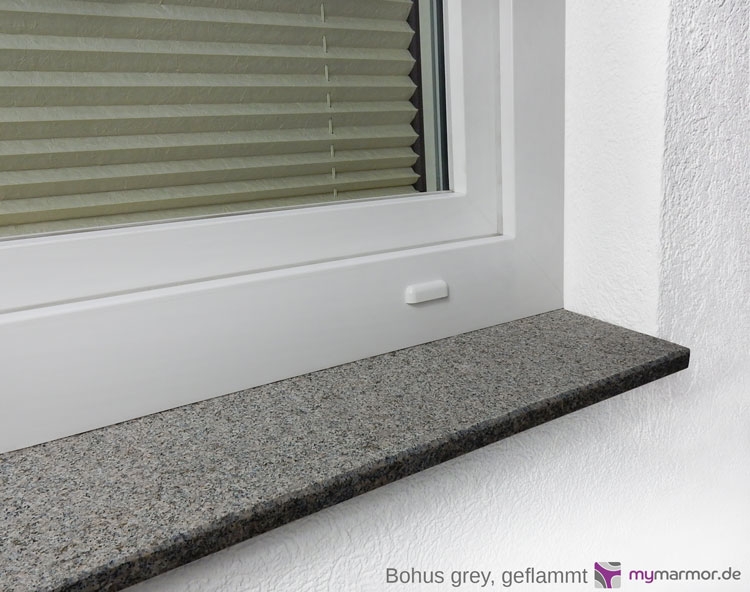 Fensterbank Bohus grey, geflammt