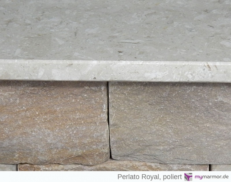 Mauerabdeckung Perlato Royal, poliert