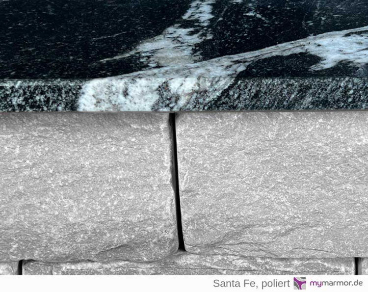 Mauarabdeckung Santa Fe, poliert