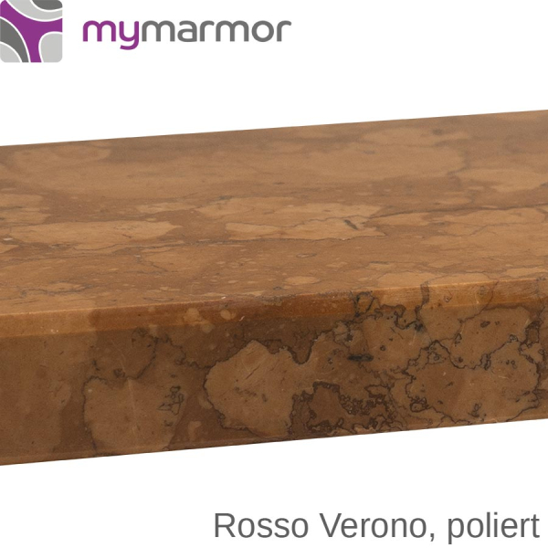 Preview: Ansicht Kante, Rosso Verona, poliert