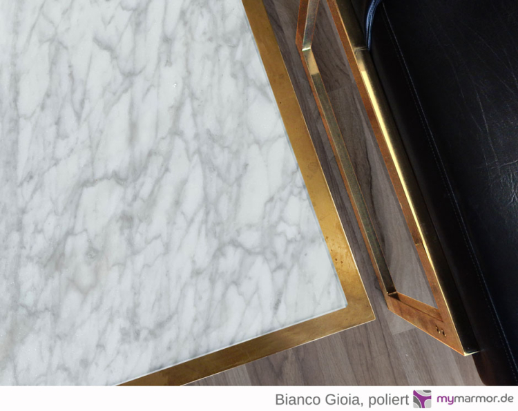 Preview: Tischplatte Bianco Gioia poliert