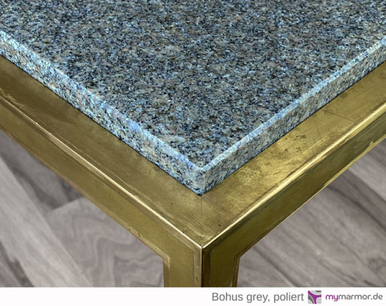 Tischplatte Bohus grey, poliert