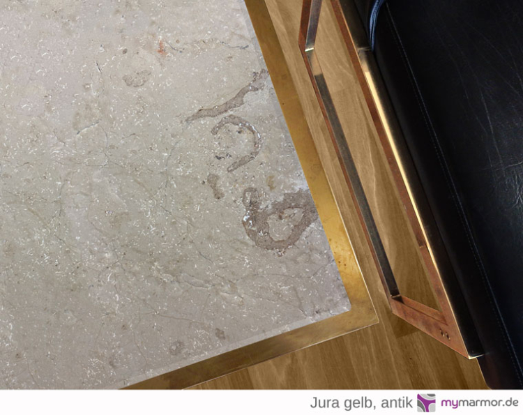 Preview: Tischplatte Jura gelb antik