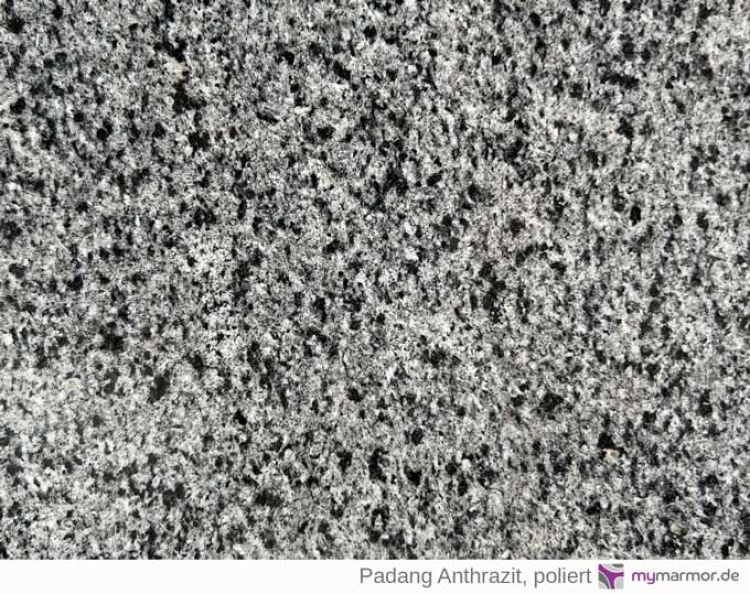 Padang Anthrazit, poliert