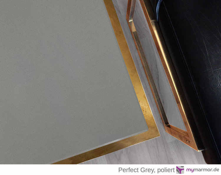Tischplatte Perfect Grey poliert