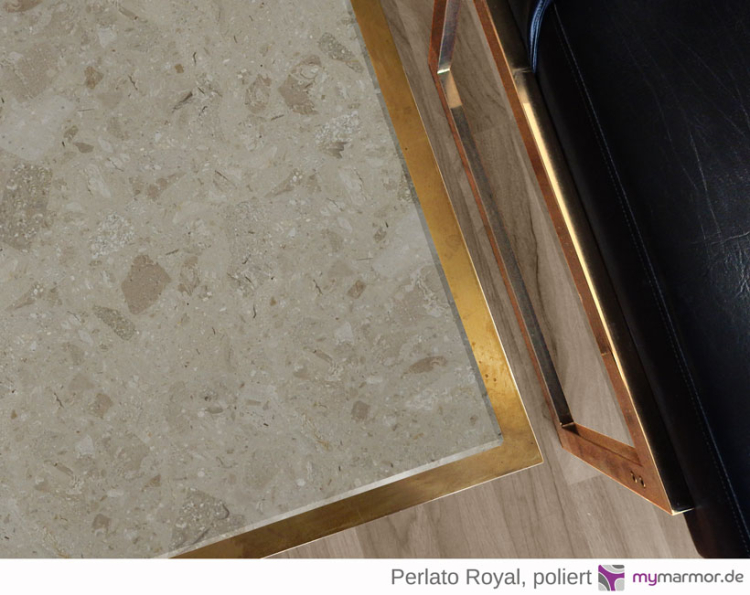 Tischplatte Perlato Royal poliert