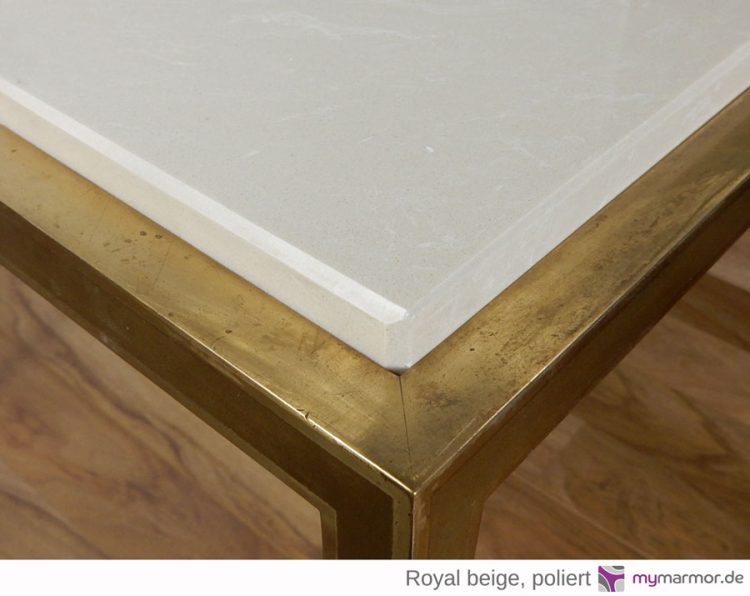 Tischplatte Royal beige poliert