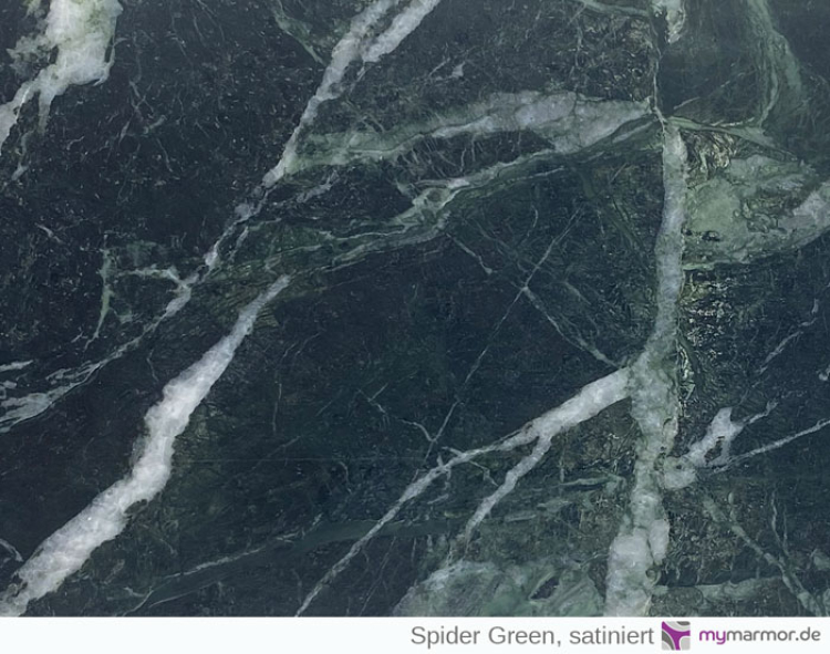 Tischplatte Spider Green satiniert