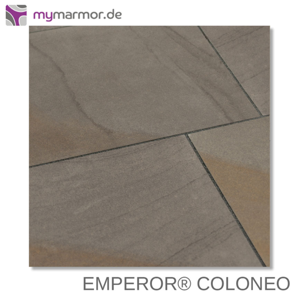 Verlegebeispiel EMPEROR® Coloneo Terrassenplatte 80x40x3 cm
