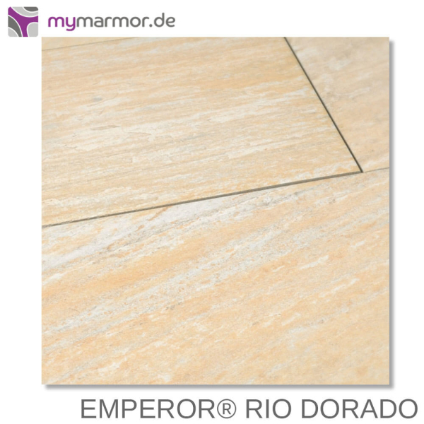 Verlegebeispiel EMPEROR® Rio Dorado 80x40x2cm