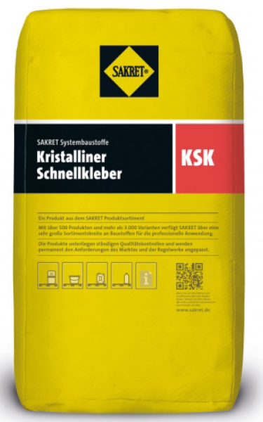 SAKRET Kristallin-Schnellkleber KSK 25 KG Sack
