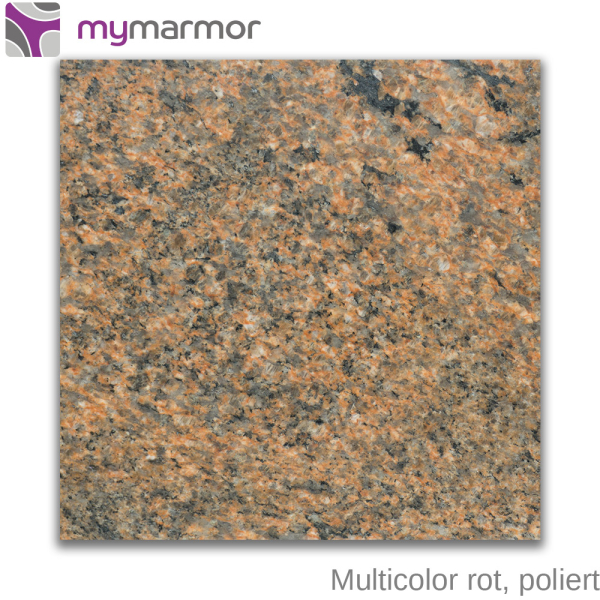 Granit Multicolor rot