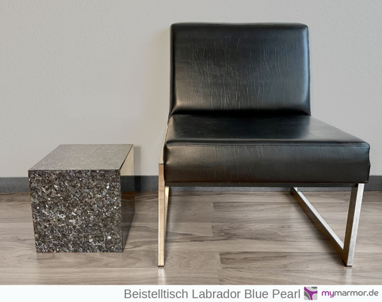 Ansicht Beistelltisch Labrador Blue Pearl