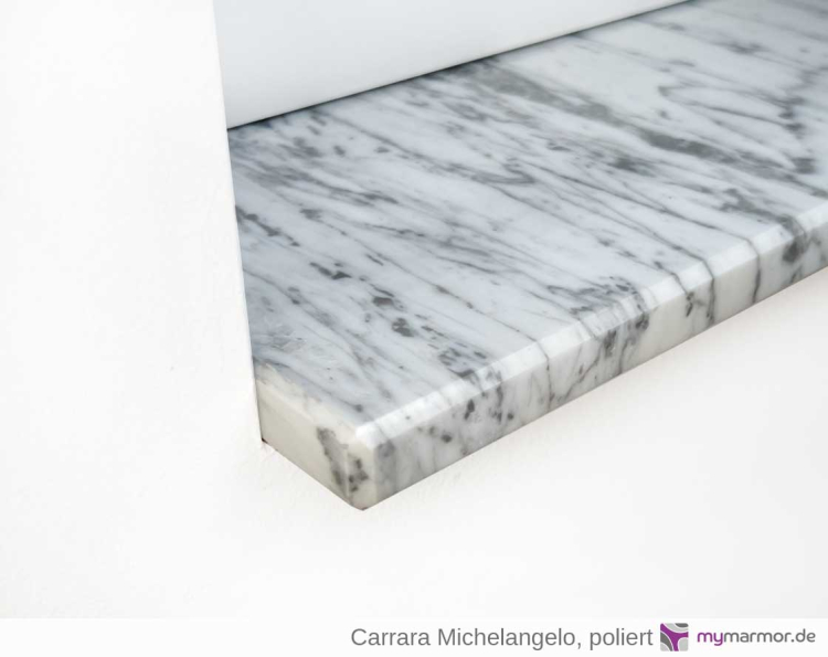 Fensterbank Carrara Michelangelo, poliert