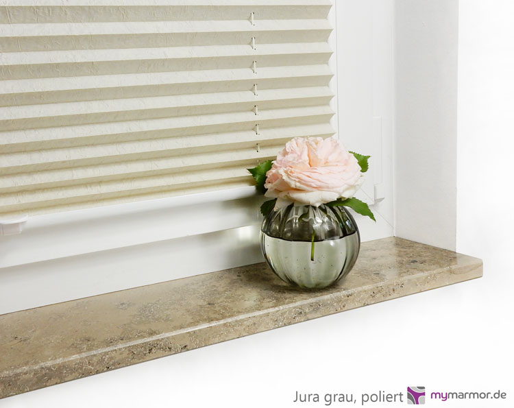 Fensterbank Jura grau, poliert Fensterbank Jura grau, poliert
