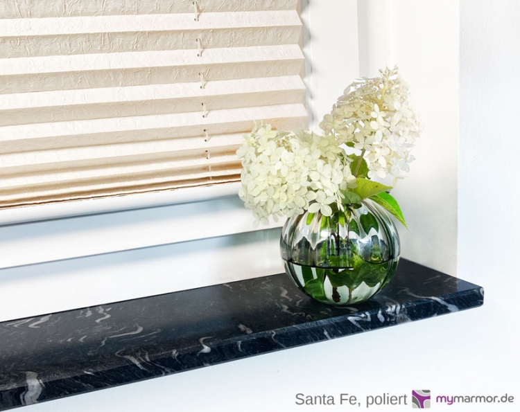 Ansicht Santa Fe Fensterbank, poliert Ansicht Santa Fe Fensterbank, poliert