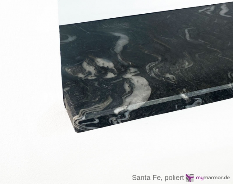 Kantenansicht Santa Fe, poliert Kantenansicht Santa Fe, poliert