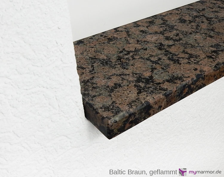 Ansicht Baltic braun Mauerabdeckung, geflammt Ansicht Baltic braun Mauerabdeckung, geflammt