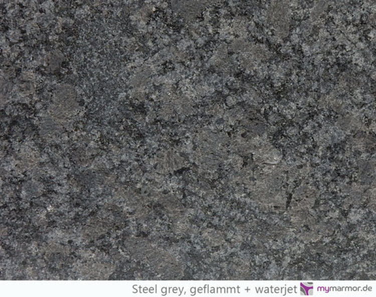 Steel grey, geflammt Steel grey, geflammt
