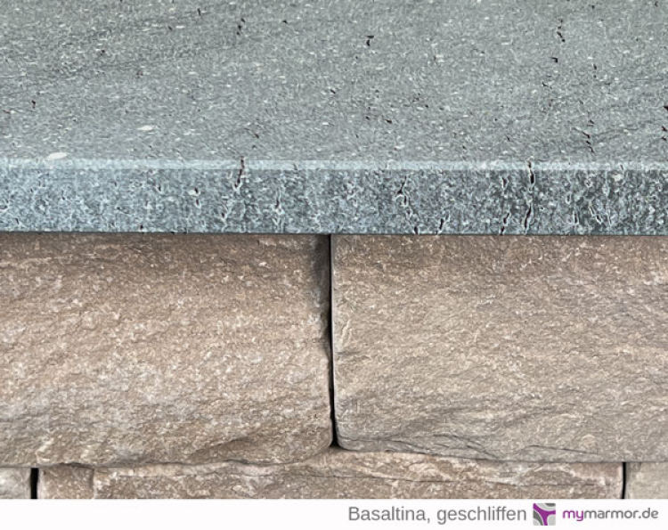 Mauerabdeckung Basaltina geschliffen Mauerabdeckung Basaltina geschliffen