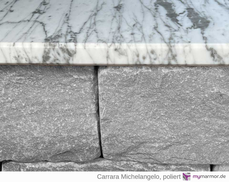 Mauerabdeckung  Carrara Michelangelo