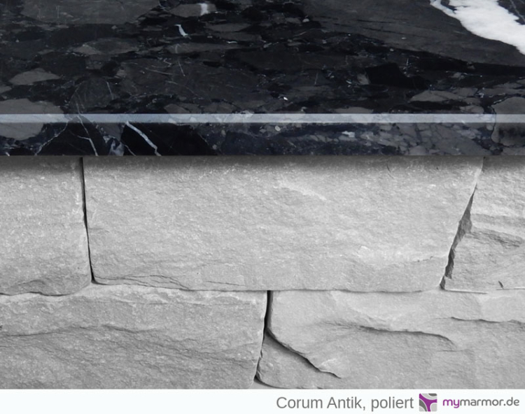 Mauerabdeckung Corum Antik, poliert Mauerabdeckung Corum Antik, poliert