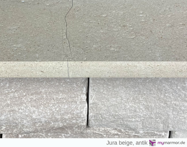 Mauerabdeckung Jura beige antik Mauerabdeckung Jura beige antik