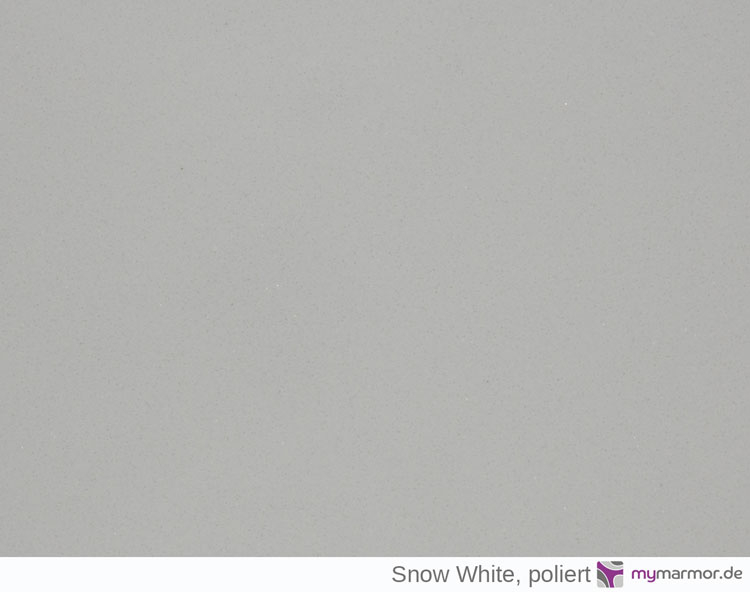 Kunststein Snow white, poliert Kunststein Snow white, poliert