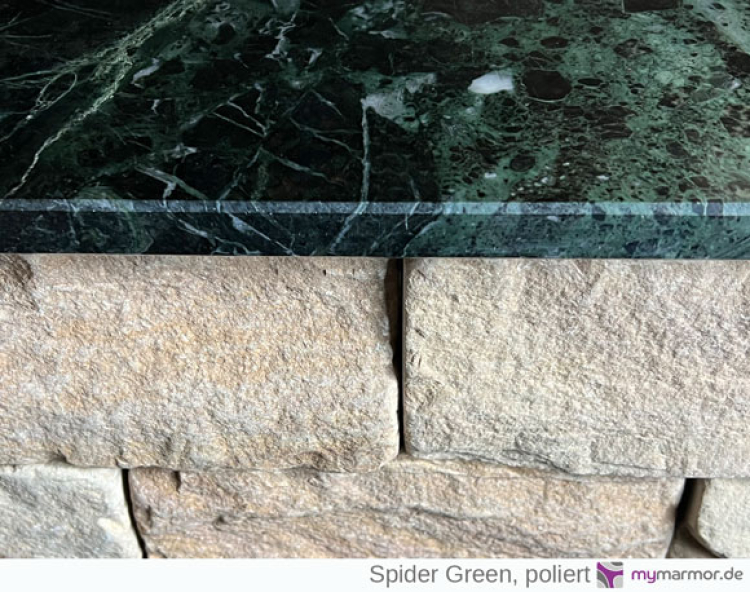 Mauerabdeckung Spider Green