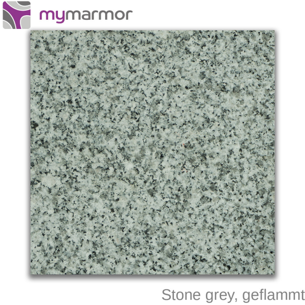 Stone grey, geflammt