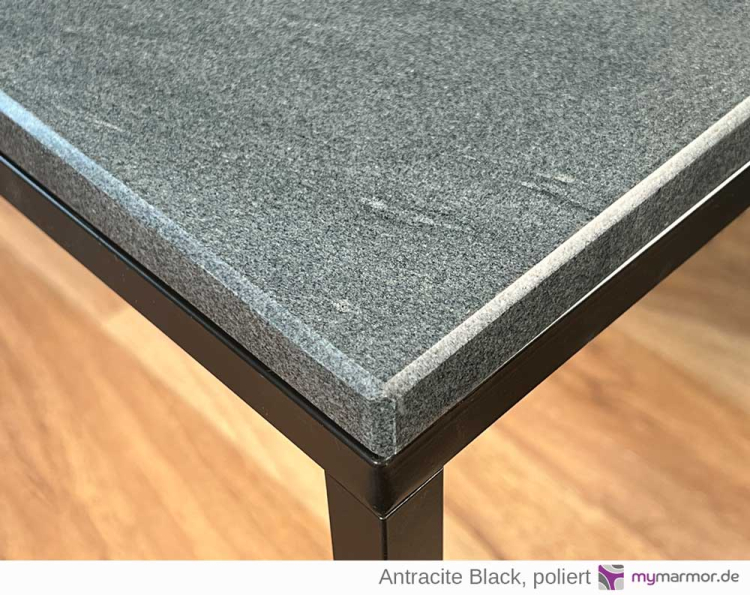Antracite black, poliert
