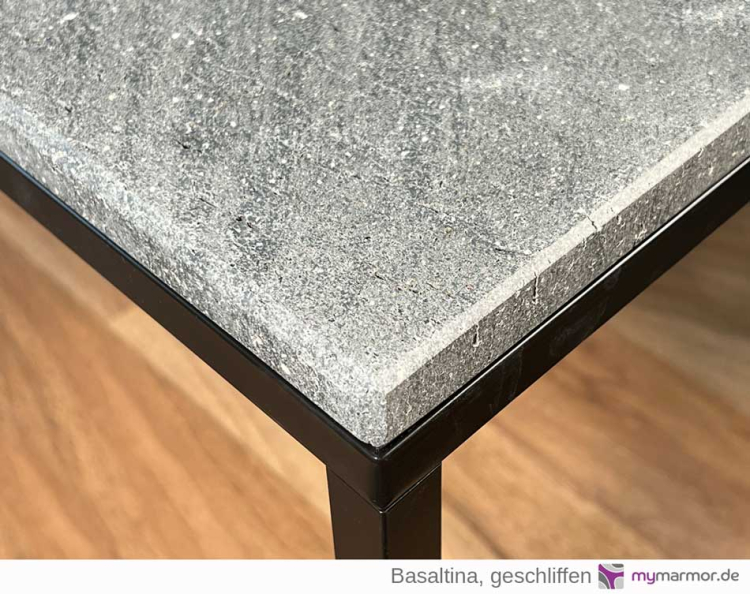 Tischplatte Basaltina geschliffen