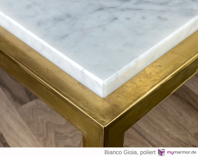 Tischplatte Bianco Gioia poliert