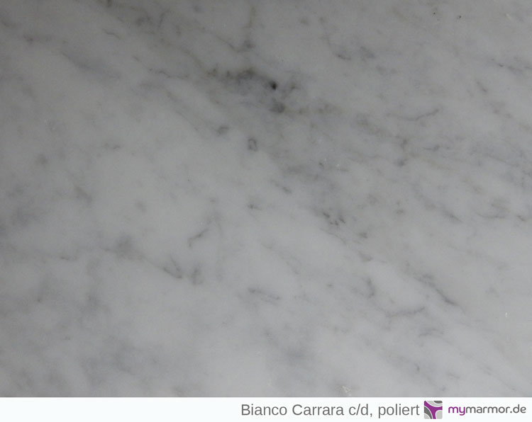 Tischplatte Bianco Carrara c/d poliert