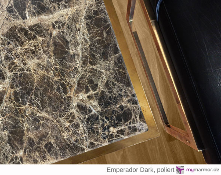 Tischplatte Emperador Dark, poliert