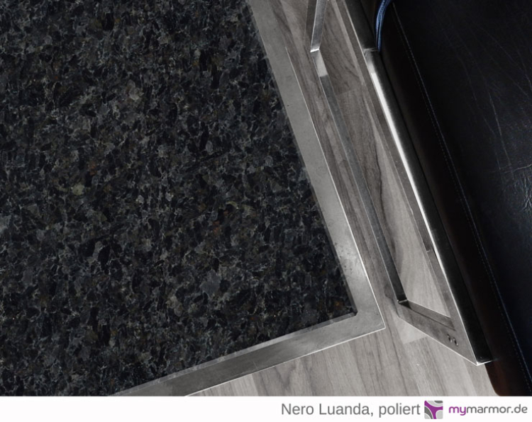 Tischplatte Nero Luanda, poliertert Tischplatte Nero Luanda, poliertert