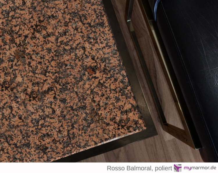 Tischplatte Rosso Balmoral, poliert Tischplatte Rosso Balmoral, poliert