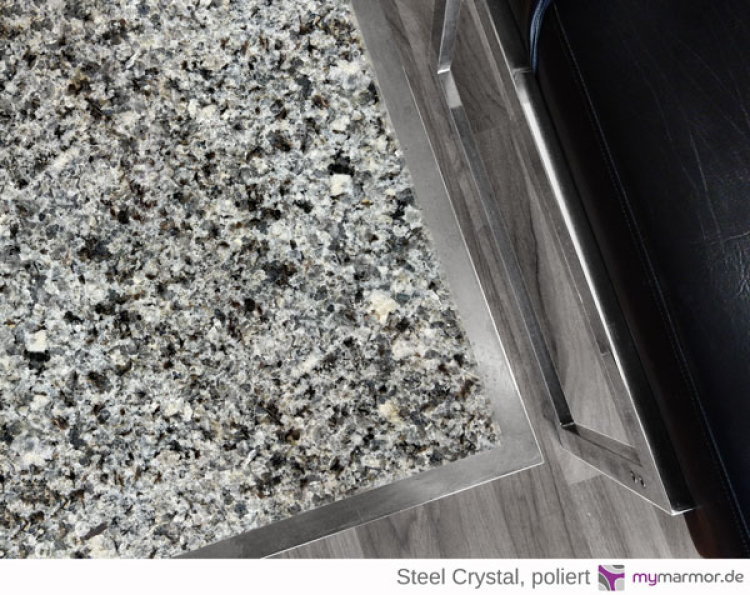 Tischplatte Steel Crystal poliert Tischplatte Steel Crystal poliert