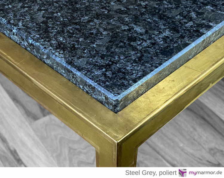 Tischplatte Steel grey, poliert Tischplatte Steel grey, poliert