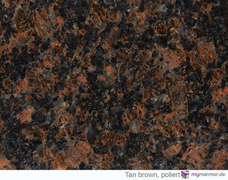Tischplatte Tan brown, poliert Tischplatte Tan brown, poliert