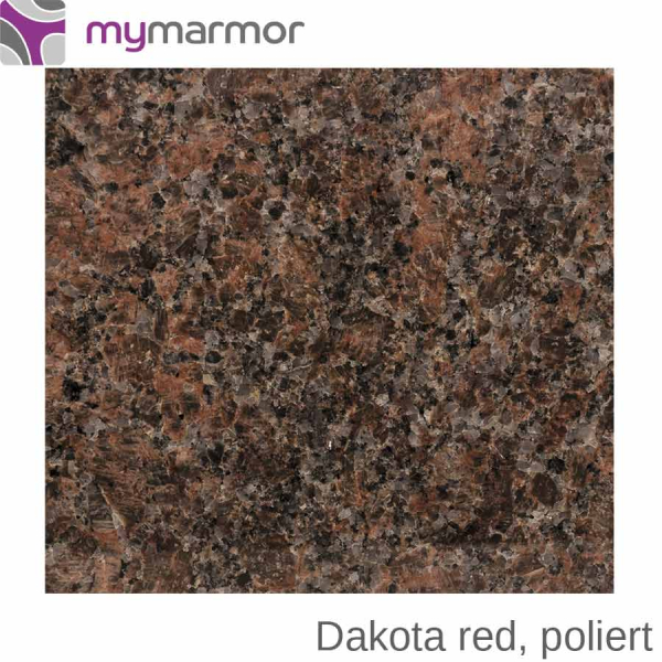 Granit Dakota red Mauerabdeckung, poliert