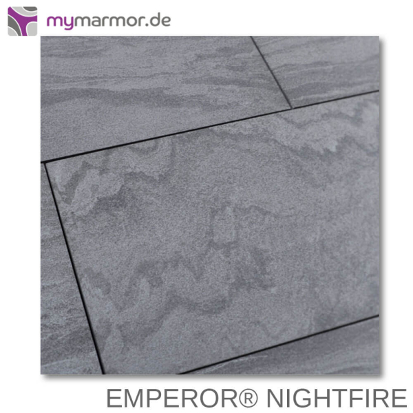 Verlegebeispiel EMPEROR® Nightfire 80x40x2cm