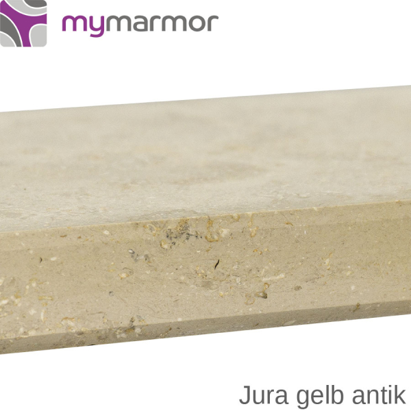 Ansicht Kante, Jura gelb antik Ansicht Kante, Jura gelb antik