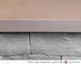 Mauerabdeckung Roter Main Sandstein